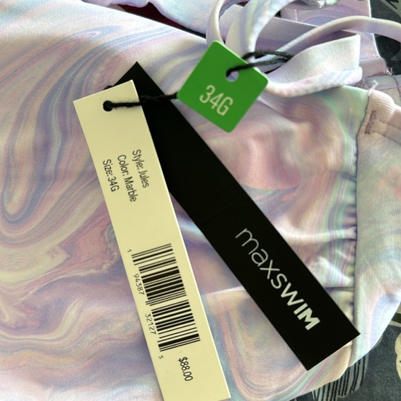 Max Swim Jules Purple Marble Bikini - Picture 5 of 7